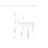 Ash chair with integrated cushion Towner