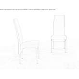 Leather upholstered chair Dodworth