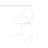 Technopolymer cantilever chair Cholula