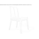 Leather upholstered chair Kurkino