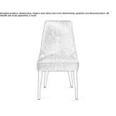 Fabric chair Mirabel