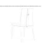 Upholstered nabuk chair Kurkino