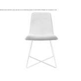 Upholstered metal chair Sotelo