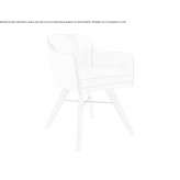 Upholstered restaurant chair with armrests Cuendo