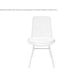 Chair with integrated cushion Rakek