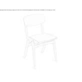 Stackable beech chair Kunda