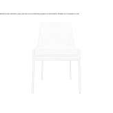 Upholstered restaurant chair Cuendo