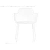 Fabric chair with armrests Juchen