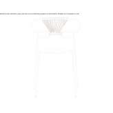 Metal and beech chair, stackable Karawara