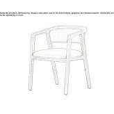 Upholstered chair with armrests Istebna