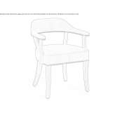 Leather chair with armrests Eghezee