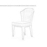 Leather upholstered chair Quitupan