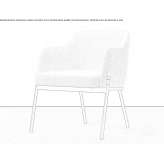 Fabric chair Amoeiro
