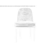 Upholstered nabuk chair Nevele