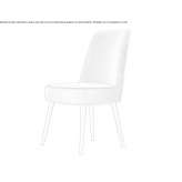 Nabuk and fabric chair Hresa