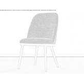 Fabric chair Jedlova