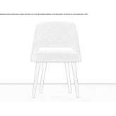 Fabric chair Tosantos