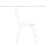 Solid wood chair Roeser