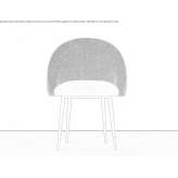 Fabric chair Pegueros