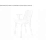 Ash chair with armrests Cayucos