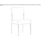 Leather upholstered chair Greda