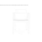 Beech chair with integrated cushion Linthal