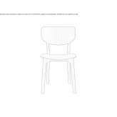 Walnut chair Sonnaz