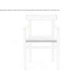 Maple chair with armrests and integrated cushion Ramsey