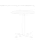 Table with 4-star base Gulpen