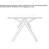 Rectangular table Cuffy