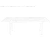 Height adjustable table Reznos