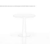 Round walnut table Propata