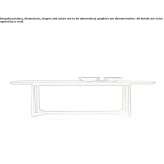 Rectangular table made of solid wood Matute