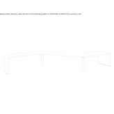Rectangular table with a honeycomb structure Campton
