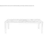 Rectangular marble table Bisingen