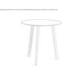 Round wooden table Mombuey