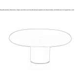 Oval dining table Veltrusy