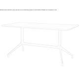 Rectangular table Jenin