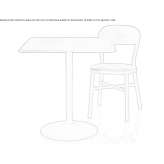 Round table made of wooden veneer Redway