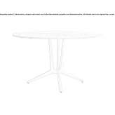 Round marble table Tenby