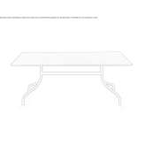 Rectangular table made of HPL Moorsel