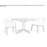Round marble table Kesteren