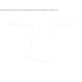 Round wooden table Gafanha