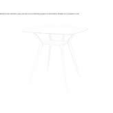 Square high table Crumlin