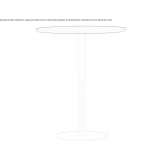 Round high table Scole