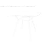 Square high table Crumlin