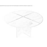 Round marble table Payne