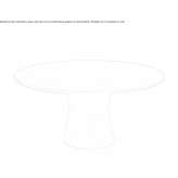Round laminate table Almoines