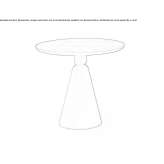 Round wooden table Nutley