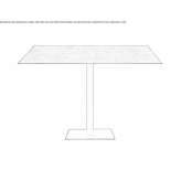Table base made of steel Avebury